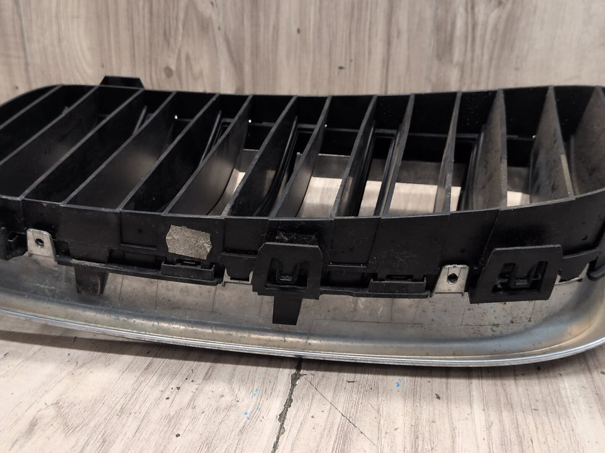 2015-2018 BMW X5 F85 Front Left Right Upper Bumper Cover Kidney Grilles SET 8056324 OEM