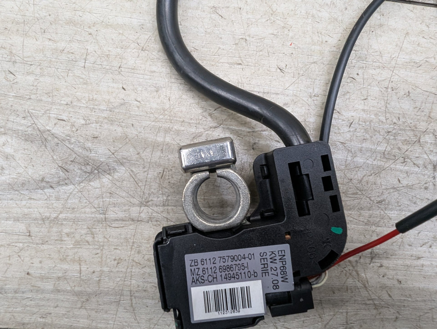 2008-2013 BMW 128i E82 Battery Negative IBS Wire Cable 7579004