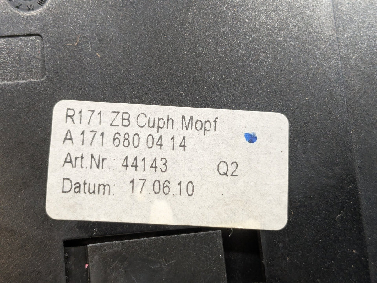 2009-2011 Mercedes-Benz SLK-Class R171 Center Console Cup Holder A1716800414 OEM