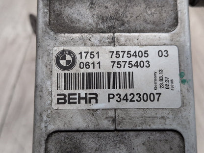 2013 - 2014 BMW 750i F01 Turbo Charger Air Intercooler 7575405 N63B44O1