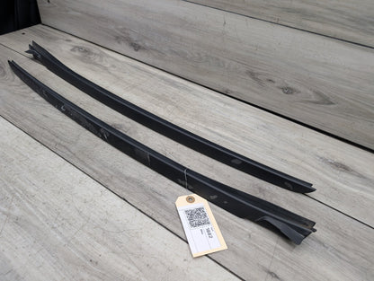 2021-2026 BMW 430i G22 Front Left Right Side Windshield Drip Trim Molding SET 7475009