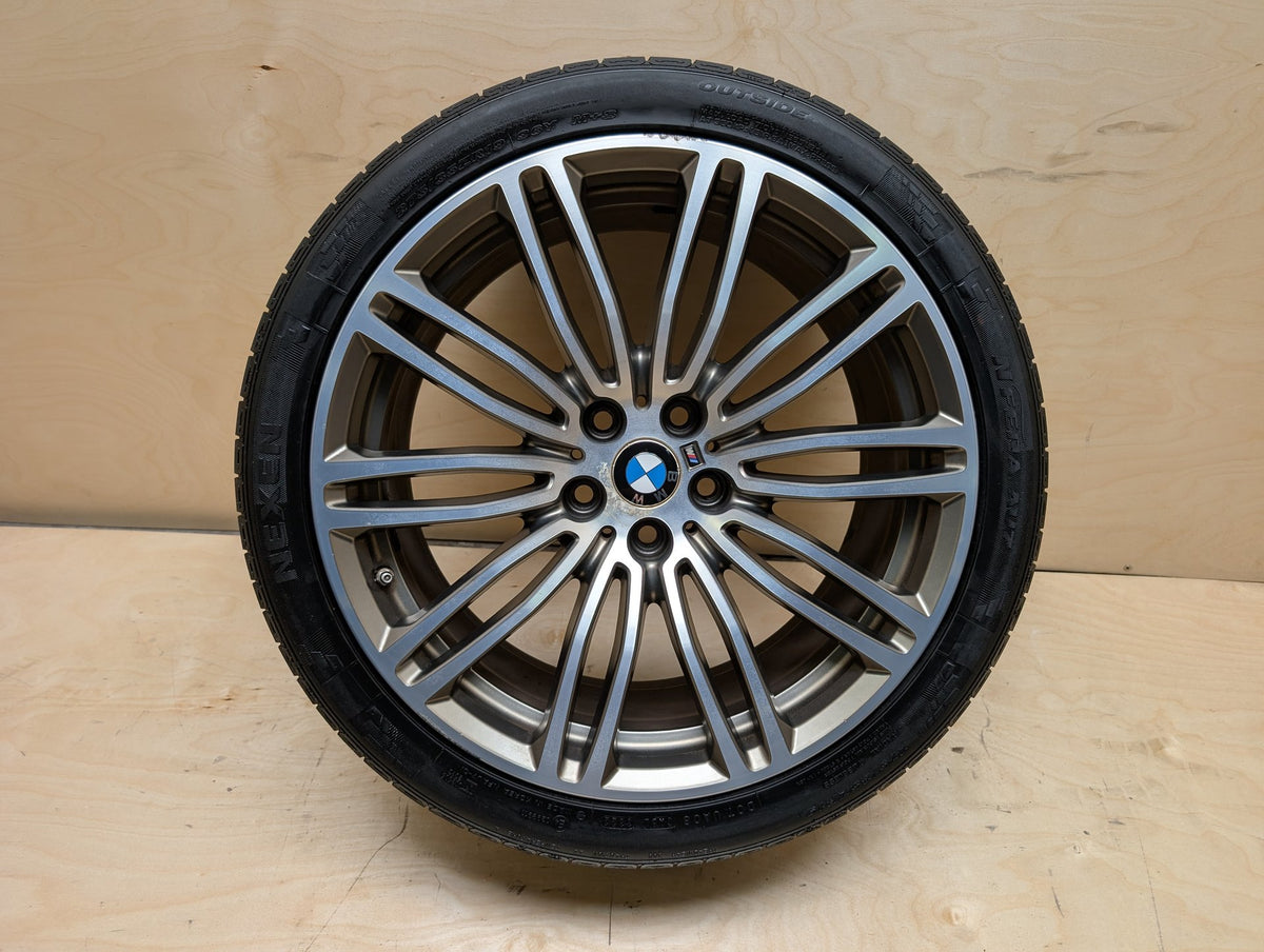 OEM BMW BMW G30 530 540 M550 Rear Wheel Rim Style 664M Silver R19x9" ET44