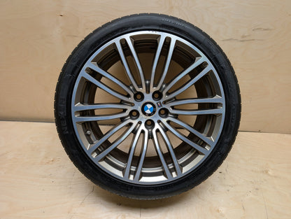 OEM BMW BMW G30 530 540 M550 Rear Wheel Rim Style 664M Silver R19x9" ET44