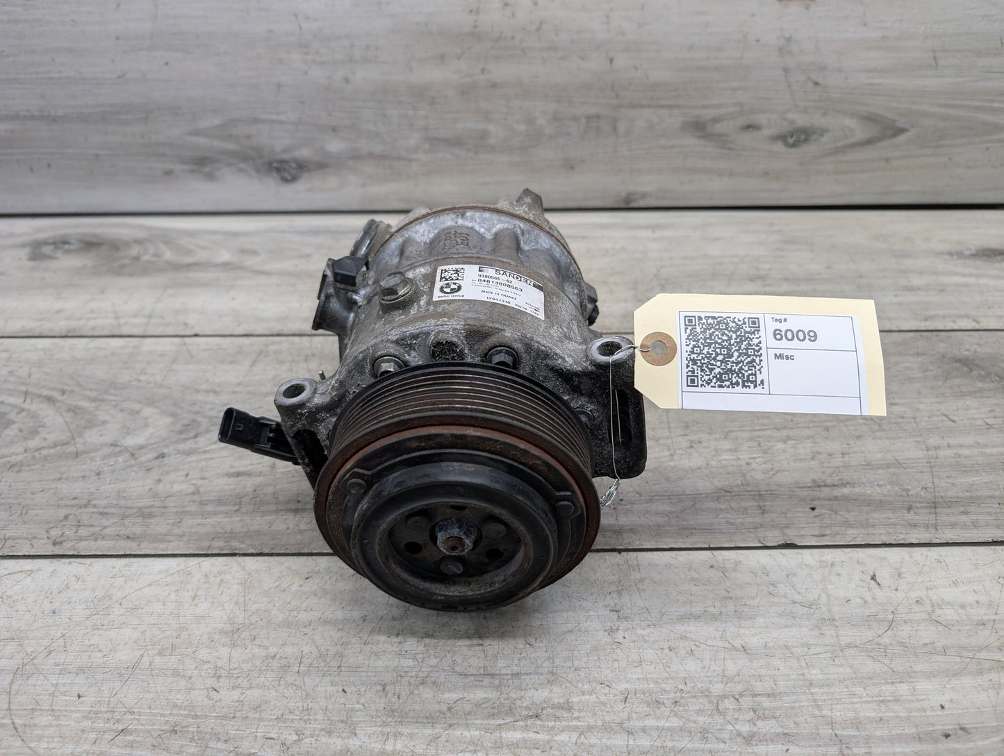 BMW G12 750Li N63B44O2 Engine Motor A/C AC Compressor Clutch Pump Pulley 9380568
