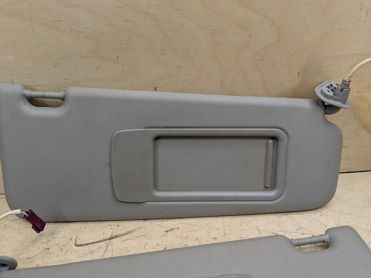 2007-2013 BMW 328i E92 Front Left Right Sun Visor SET 7252083 OEM