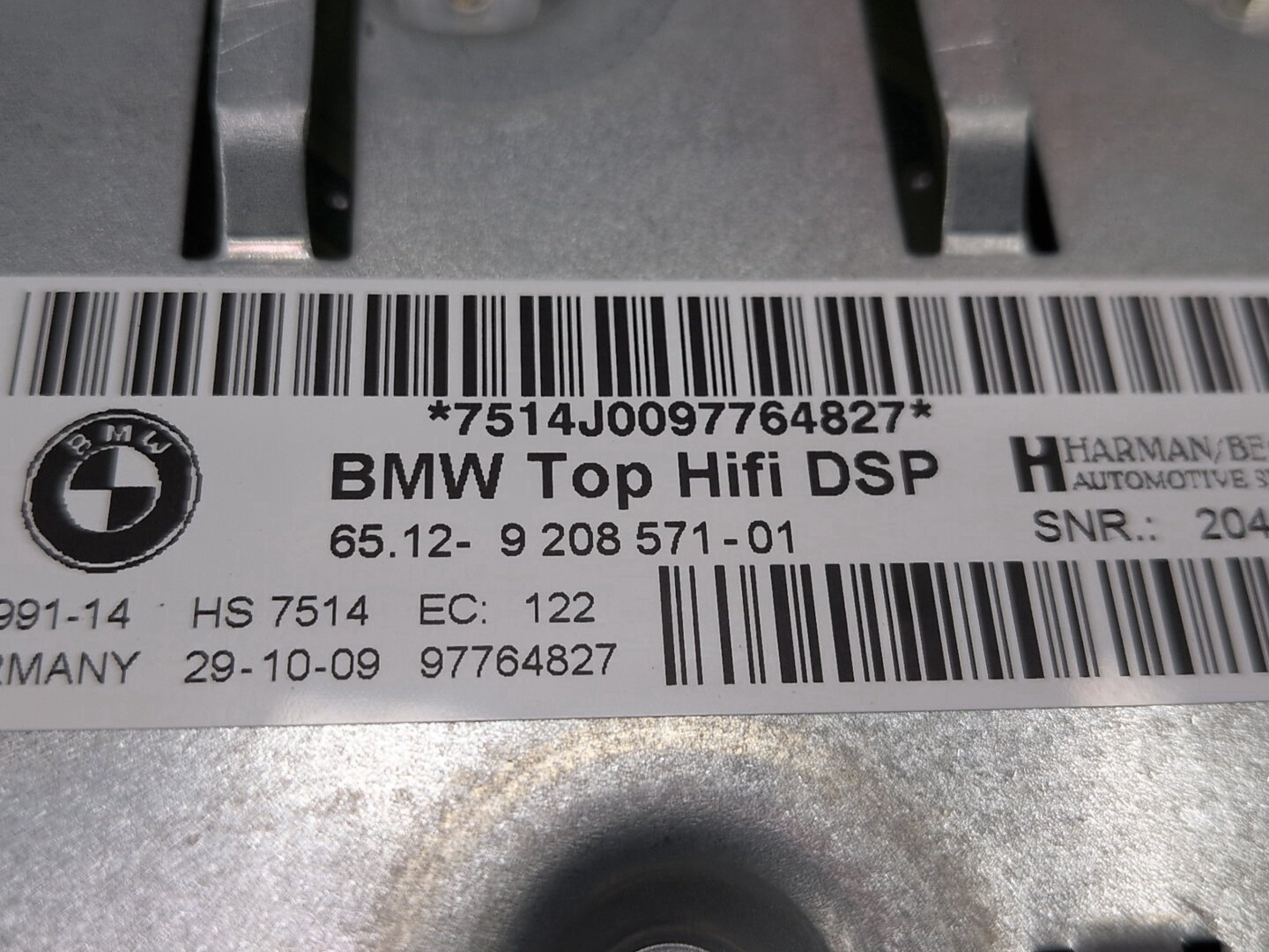 OEM BMW E60 E82 E90 E92 E93 328 335 Logic 7 Stereo Audio Small AMP Amplifier L7