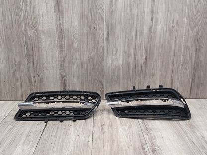 2009-2012 Mercedes-Benz E550 W212 Front Left Right Center Bumper Cover Grilles SET A2128851753 OEM