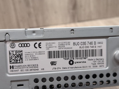 2015-2018 Audi Q3 8U Radio Control Panel 8U0035746B