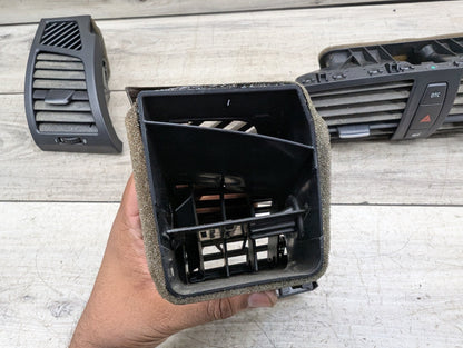 08-13 BMW 128i E82 Dashboard Dash Board Left Right Center Air Vent SET 7059188