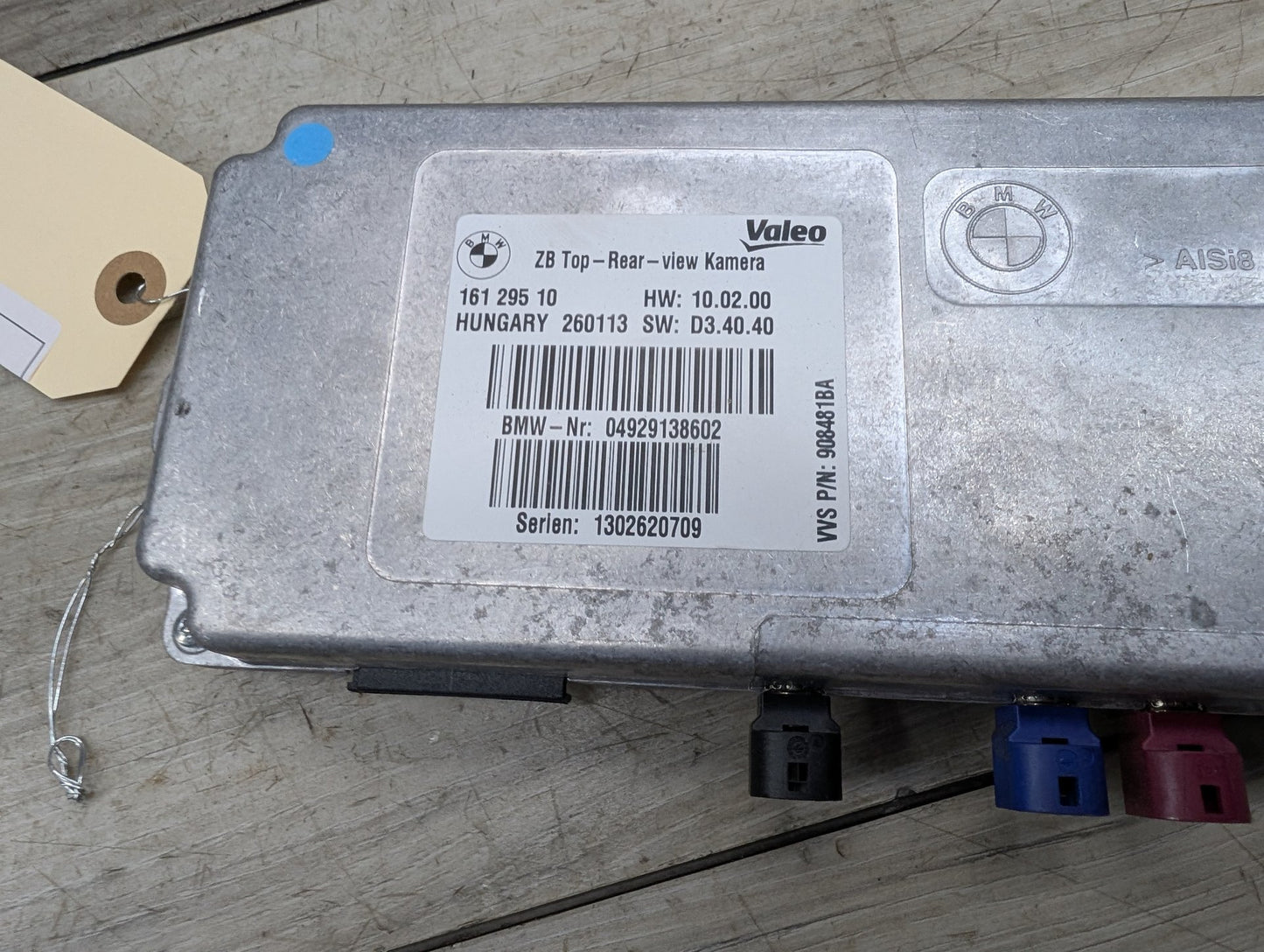 2007-2013 BMW X5 E70 Rear View Camera Control Module 9292386
