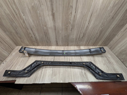 04-10 OEM BMW X3 E83 Liftgate Trunk Exterior Molding Trim SET 7052452