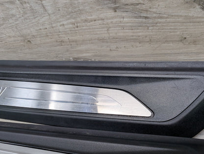 2012-2018 BMW 340i F30 Front Left Right Scuff Plate Door Sill SET 7410460
