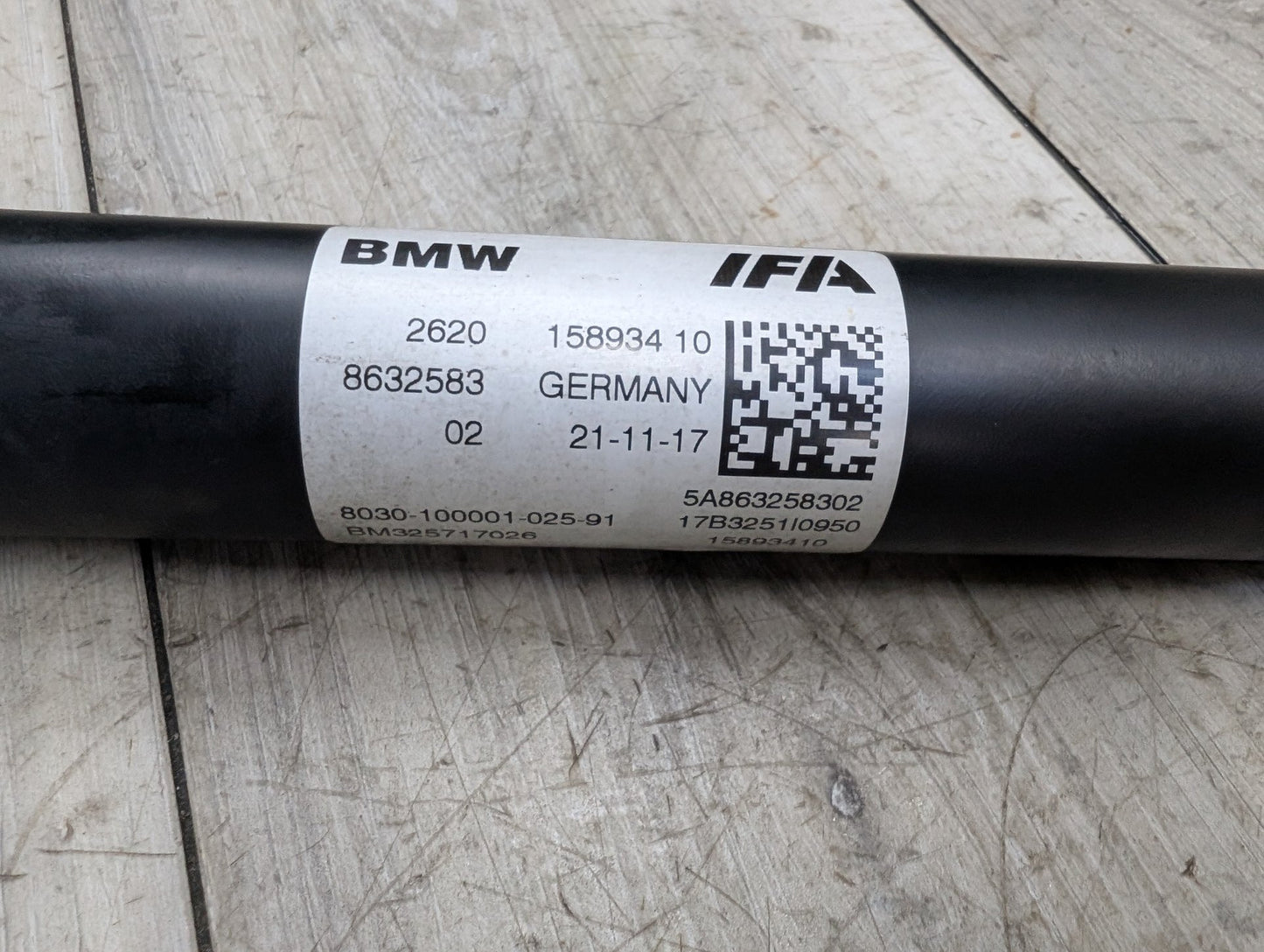 16-21 OEM BMW F90 G01 G05 G12 G30 750 AWD Front Driveshaft Axle Drive Shaft