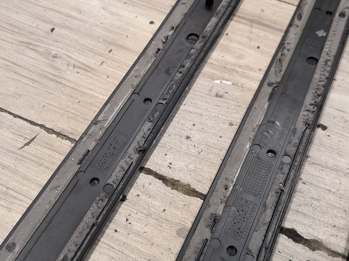 2010-2016 Audi S4 B8 Front Rear Left Right Scuff Plate Door Sill SET 8K0853376 OEM