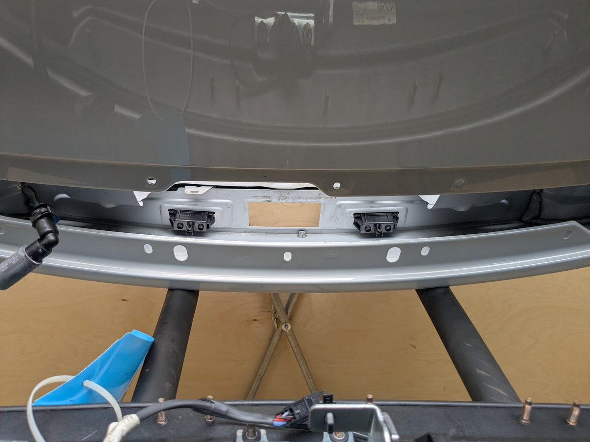 2013-2015 Audi RS5 8T Trunk Lid Shell Panel w/ Bracket & Spoiler Grey M1/Y7F