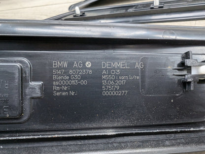 2017-2023 BMW M550i G30 Front Rear Left Right Scuff Plate Door Sill SET 8064905 OEM