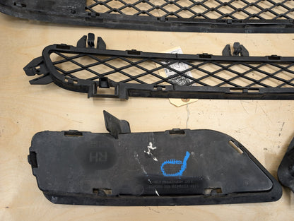 2011-2016 BMW X3 F25 Front Left Right Center Bumper Cover Grilles SET 7210470