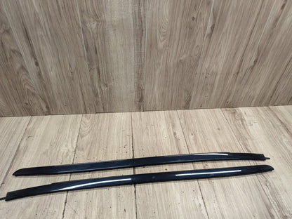 2015-2018 BMW X5 F85 Front Left Right Side Windshield Drip Trim Molding SET 7292405 OEM