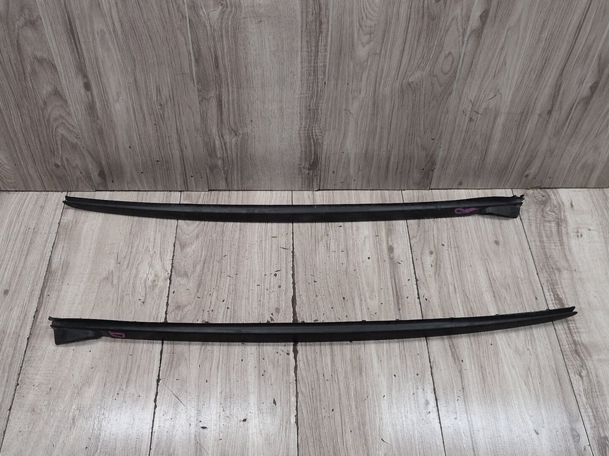 2019-2026 BMW M340i G20 Front Left Right Side Windshield Drip Trim Molding SET 7427874 OEM