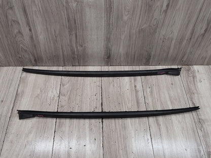 2019-2026 BMW M340i G20 Front Left Right Side Windshield Drip Trim Molding SET 7427874 OEM