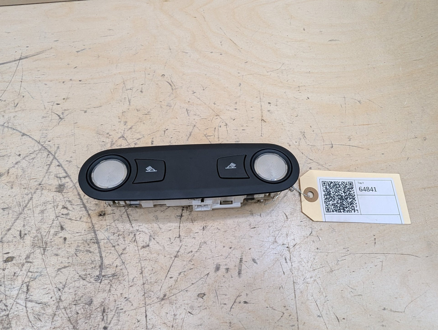11-17 OEM Audi RS5 Rear Headliner Overhead Dome Light Switch Module