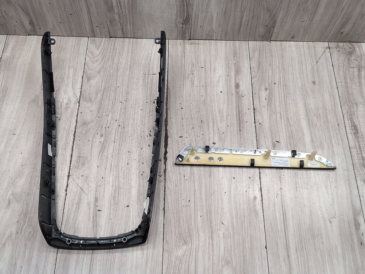 OEM Audi S4 Dashboard Center Console Shift Panel Interior Trim CARBON FIBER SET