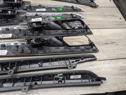 2014 - 2018 BMW X5 F15 Front Rear Left Right Dash Interior Trims SET 5187710 N63B44O1