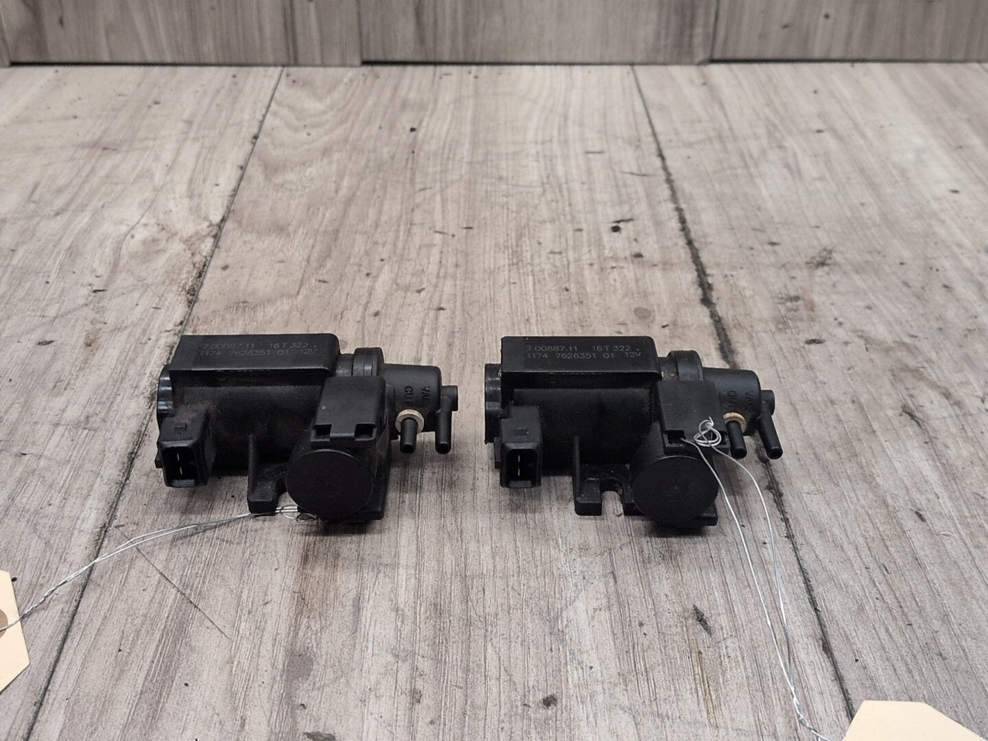 2014 - 2018 BMW X5 F85 Turbo Boost Pressure Solenoid Valve SET 7626351 S63B44T2