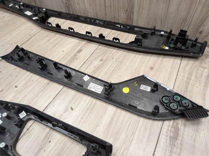 18-23 Audi S4 Front Rear Left Right Center Console Interior Trim SET