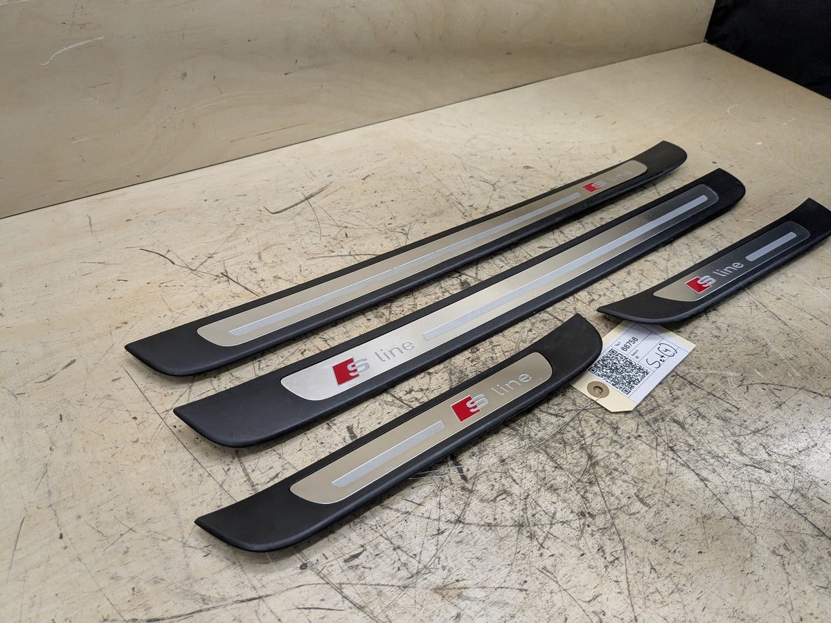 2012-2018 Audi A6 C7 Scuff Plate Door Sill SET 4G0853373B OEM