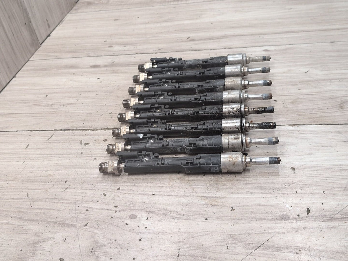 2015-2018 BMW F85 X5 S63B44T2 Engine Motor Injector SET 7645956