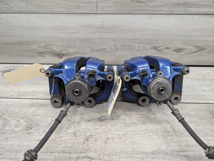 2018-2024 BMW X3 G01 Rear Left Right Brake Caliper SET 34216887409 18-24 OEM BMW G01 G02 X3 X4 30 M40 REAR Left Right Brake Calipers BREMBO Blue