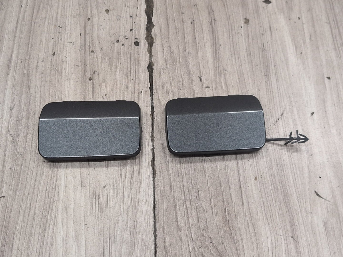 2015-2018 Audi Q3 8U Rear Left Right Bumper Tow Hook Insert Covers SET 8U0807441H OEM
