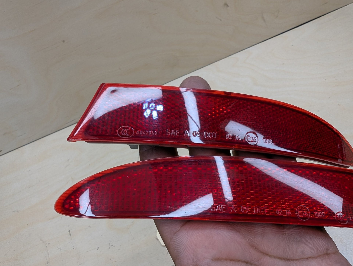 2011-2016 BMW X3 F25 Rear Left Right Bumper Reflectors SET 7217315