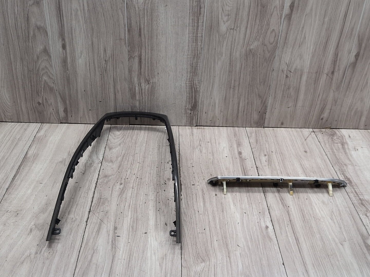 OEM Audi S4 Dashboard Center Console Shift Panel Interior Trim CARBON FIBER SET