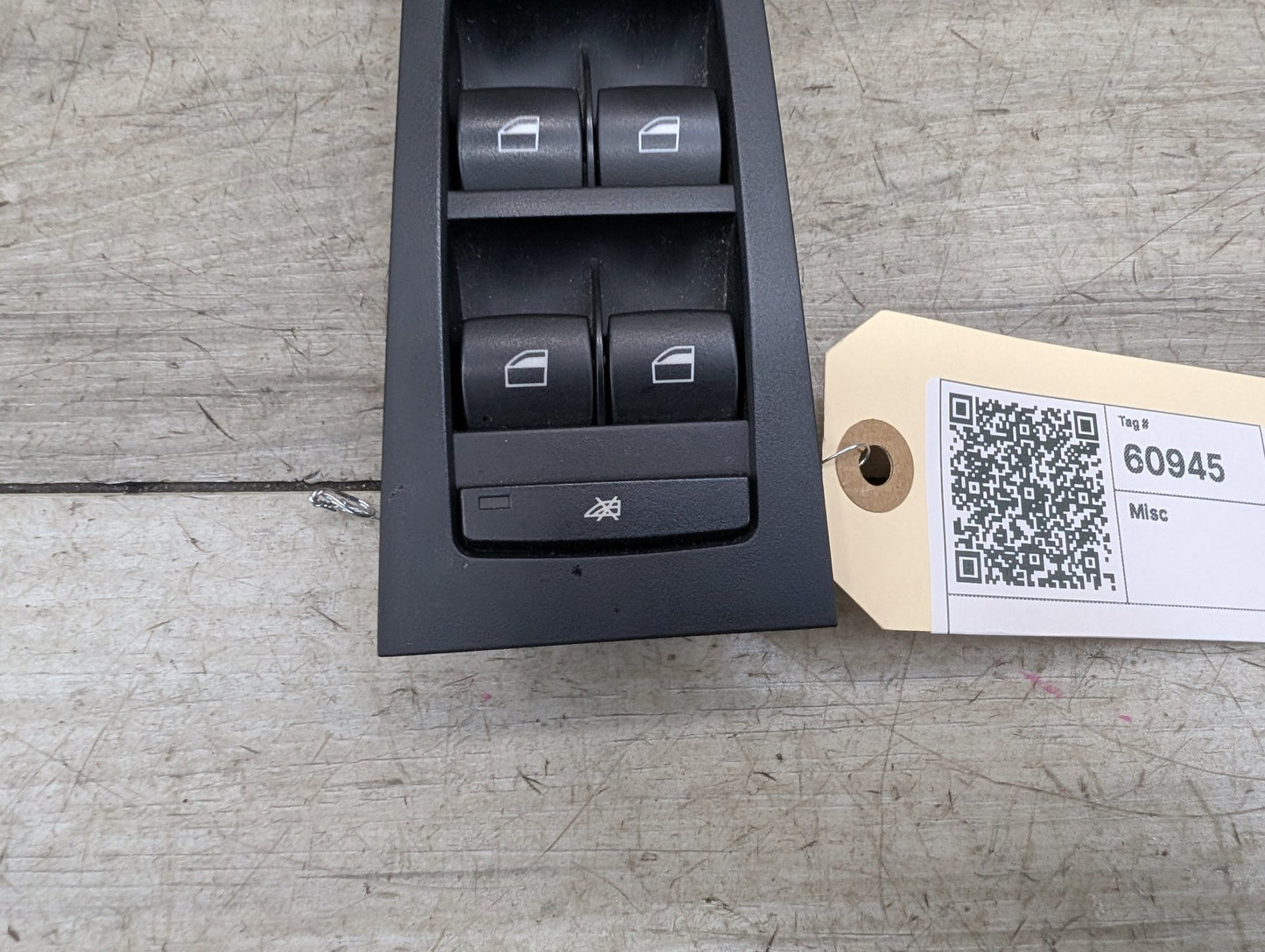 06-11 OEM BMW E90 328 335 M3 Front Left Driver Main Master Power Window Switch