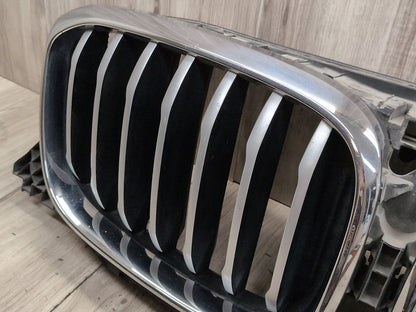 18-21 OEM BMW G01 G02 X3 X4 Front Upper Kidney Grille Air Flap Intake Shutter