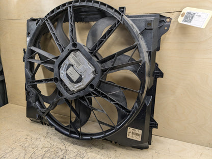 2007-2013 BMW 328i E92 Radiator Cooling Fan Shroud Assembly SET 7581653