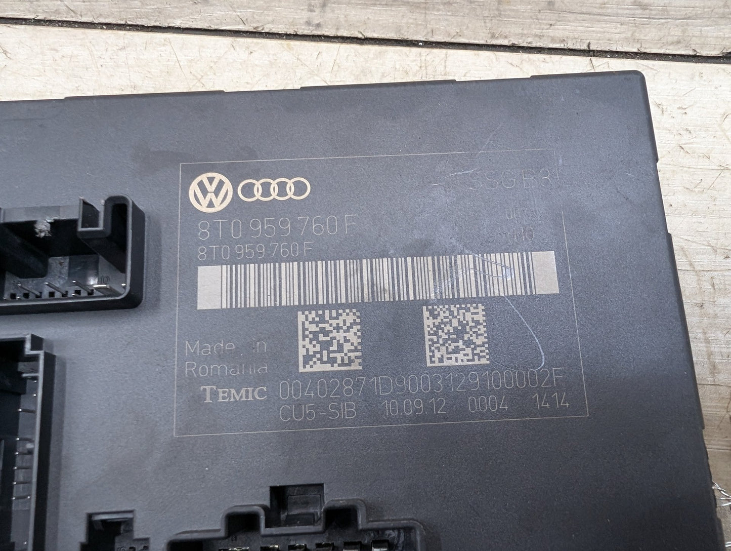 2008 - 2017 Audi S5 8T Front Left or Right Seat Control Module 8T0959760F