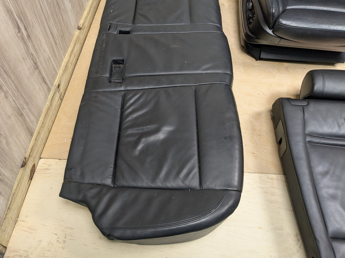 07-13 OEM BMW E70 X5 Complete Seats Door Panels Dashboard Black NAPPA LEATHER