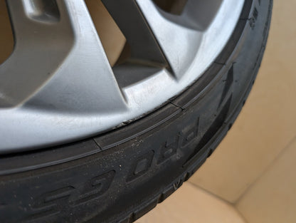 15-18 OEM Audi Q3 Wheel Rim 19x8.5 ET36 Alloy Double Spoke 8U0601025AD