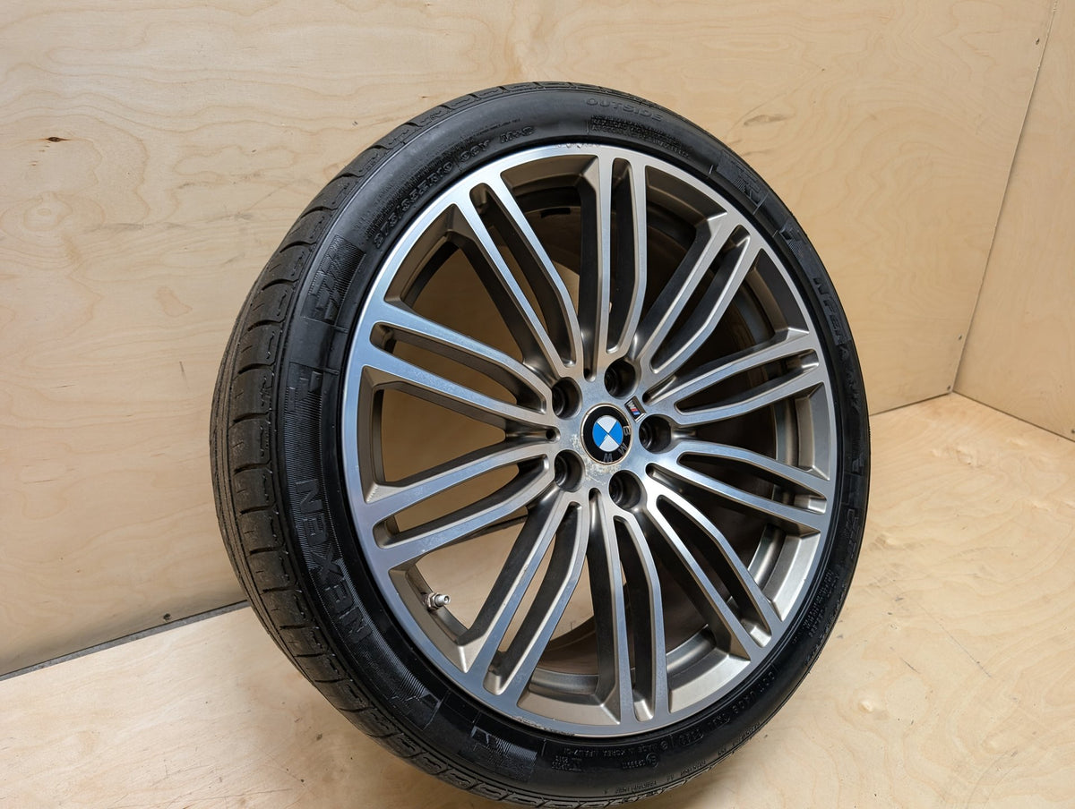 OEM BMW BMW G30 530 540 M550 Rear Wheel Rim Style 664M Silver R19x9" ET44