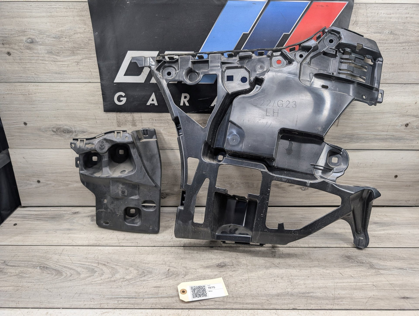 2021 - 2026 BMW 430i G22 Rear Left Driver Bumper Support Brackets SET 7490725 B46B20O1