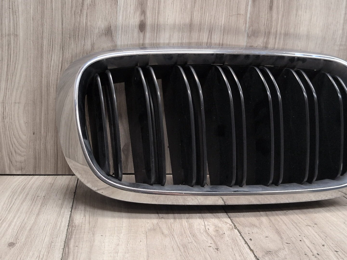 2015-2018 BMW X5 F85 Front Left Right Upper Bumper Cover Kidney Grilles SET 8056324 OEM