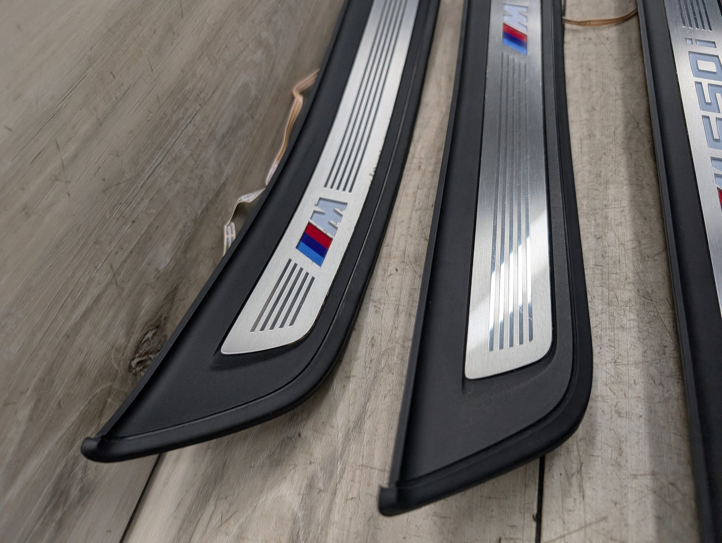 2017-2023 BMW M550i xDrive G30 Front Rear Left Right Scuff Plate Door Sill SET 8064905