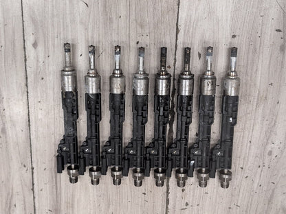 2015-2018 BMW F85 X5 S63B44T2 Engine Motor Injector SET 7645956