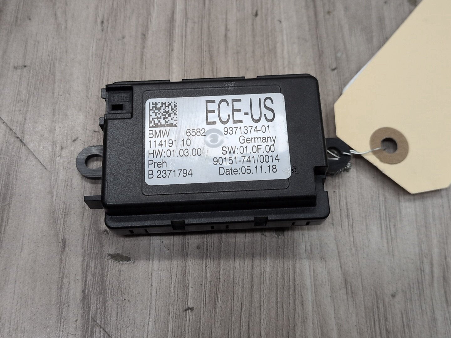 2016 - 2018 BMW 440i F36 Knob Controller Module 9371374 B58B30M0