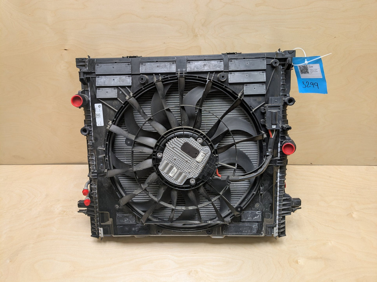 2019 - 2026 BMW X5 G05 Radiator Cooling Condenser Fan Shroud Assembly SET 8686172 B58B30M1