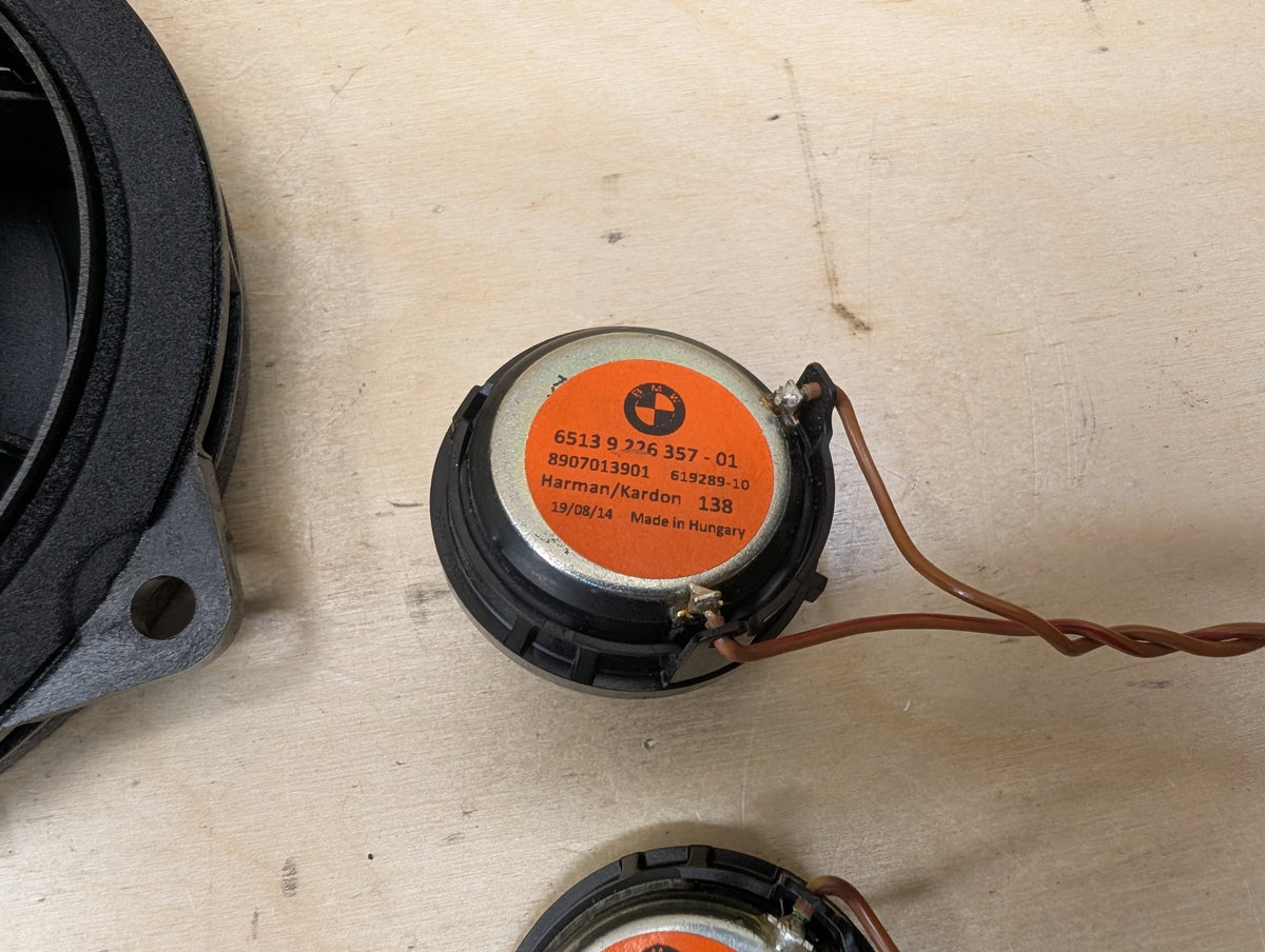 OEM BMW F30 F32 F82 M4 G12 Sound System Speaker HARMAN KARDON SET