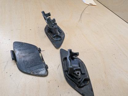 2007-2013 BMW 335i E93 Front Left Right Bumper Headlight Washer Nozzle Insert Covers SET 7158749